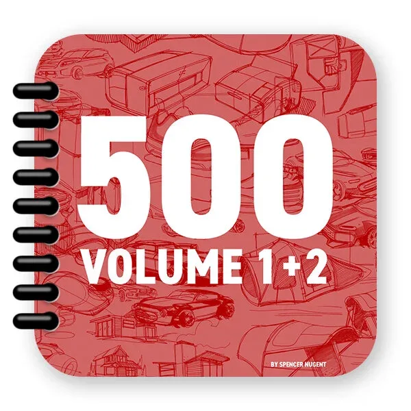 500 Sketches - DOUBLE SET - Volume 1 + 2