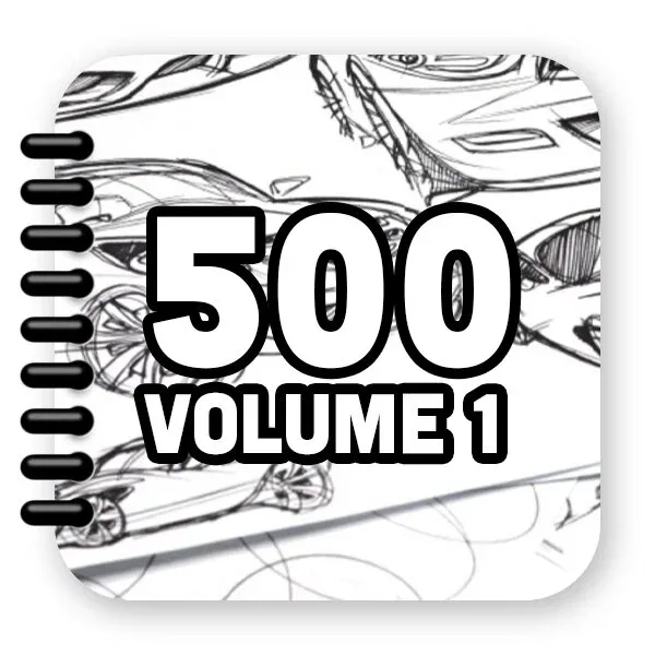 500 Sketches Volume 1