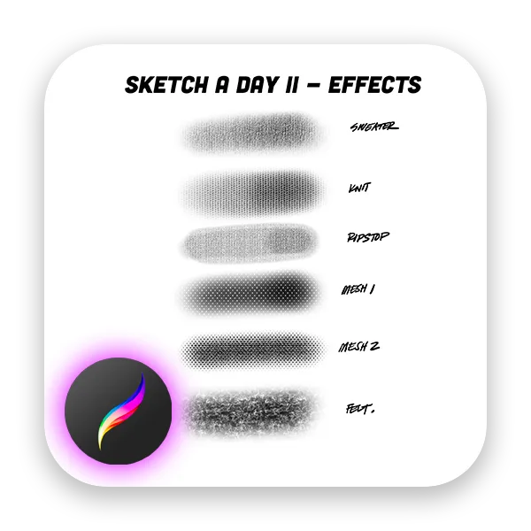 Sketch A Day II - Effects and Textures